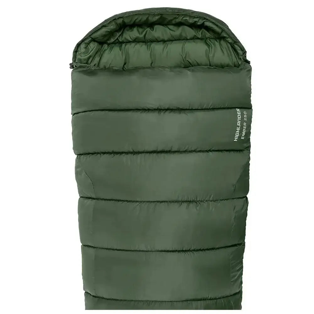 highlander-schlafsack-phoenix-ember-250-mummy-oliv-ansicht-2