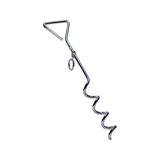 Piquet hélicoïdal en métal 40 cm