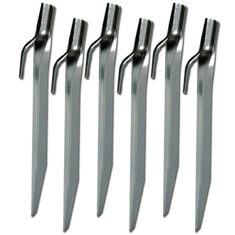 Piquets en fer plat 18 cm lot de 6