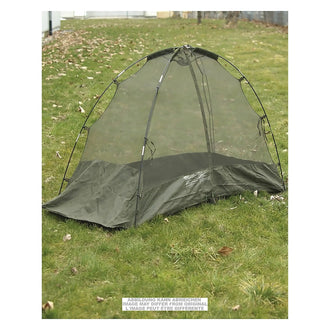 Tente moustiquaire britannique avec arceaux, d’occasion, olive