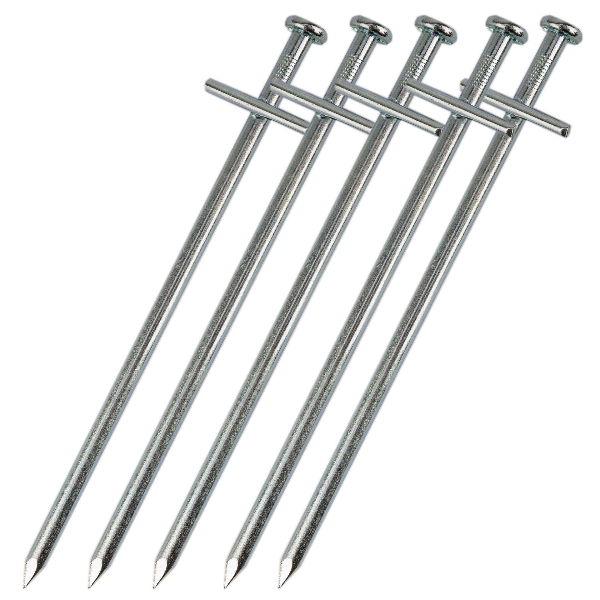 Piquet Rock 17 cm 5 pièces argenté