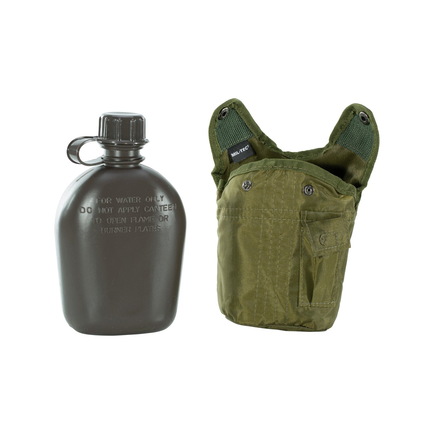 Gourde 1 qt. Import avec housse