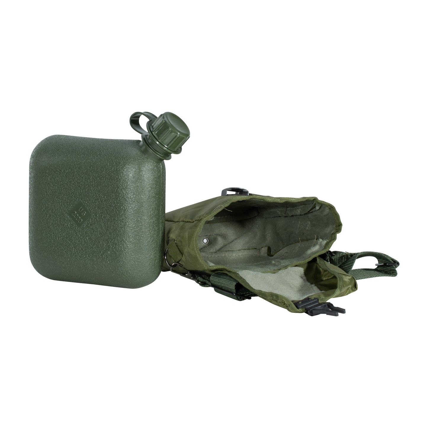 Gourde 2 qt. import  avec housse