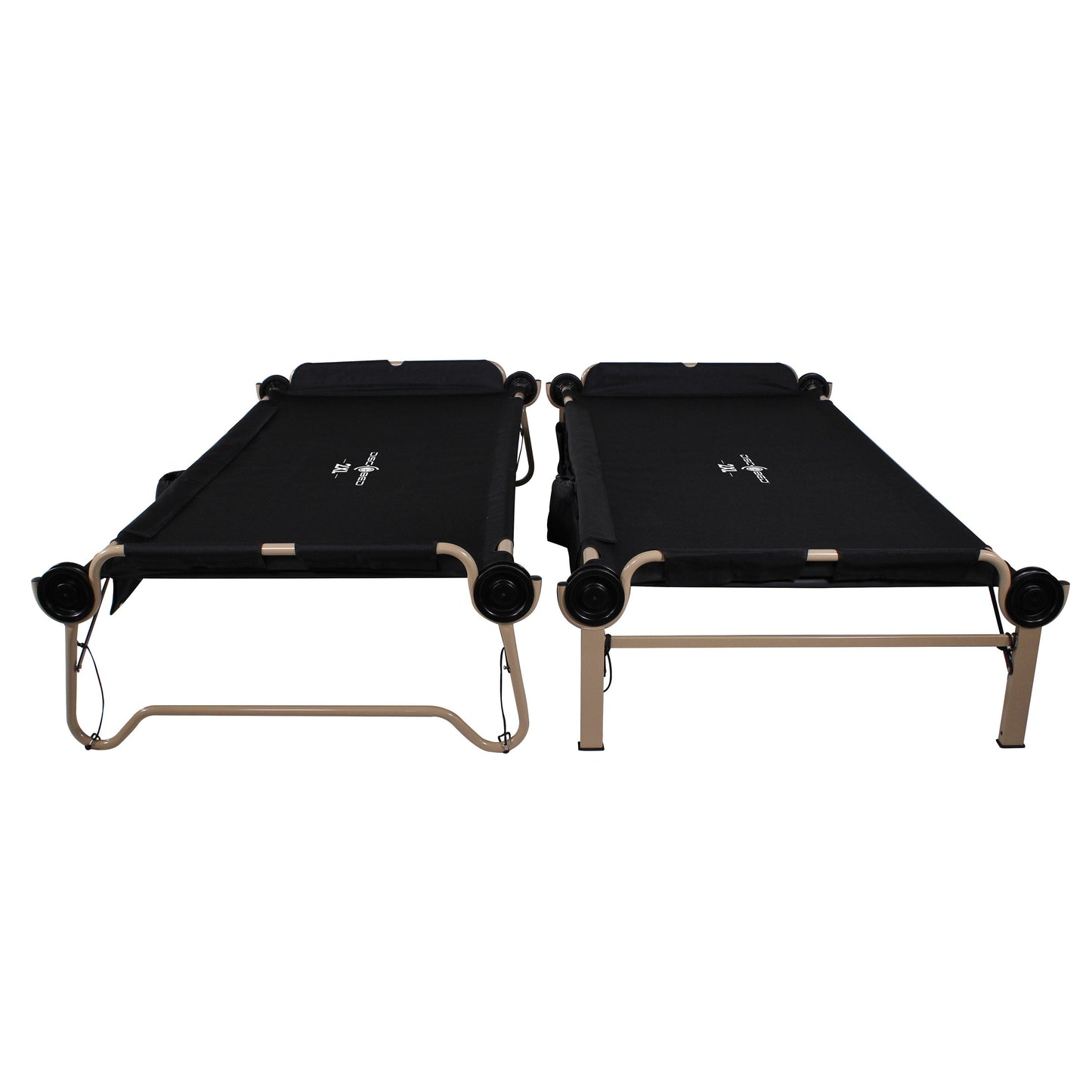 Lit de camp 2XL avec rangement latéral