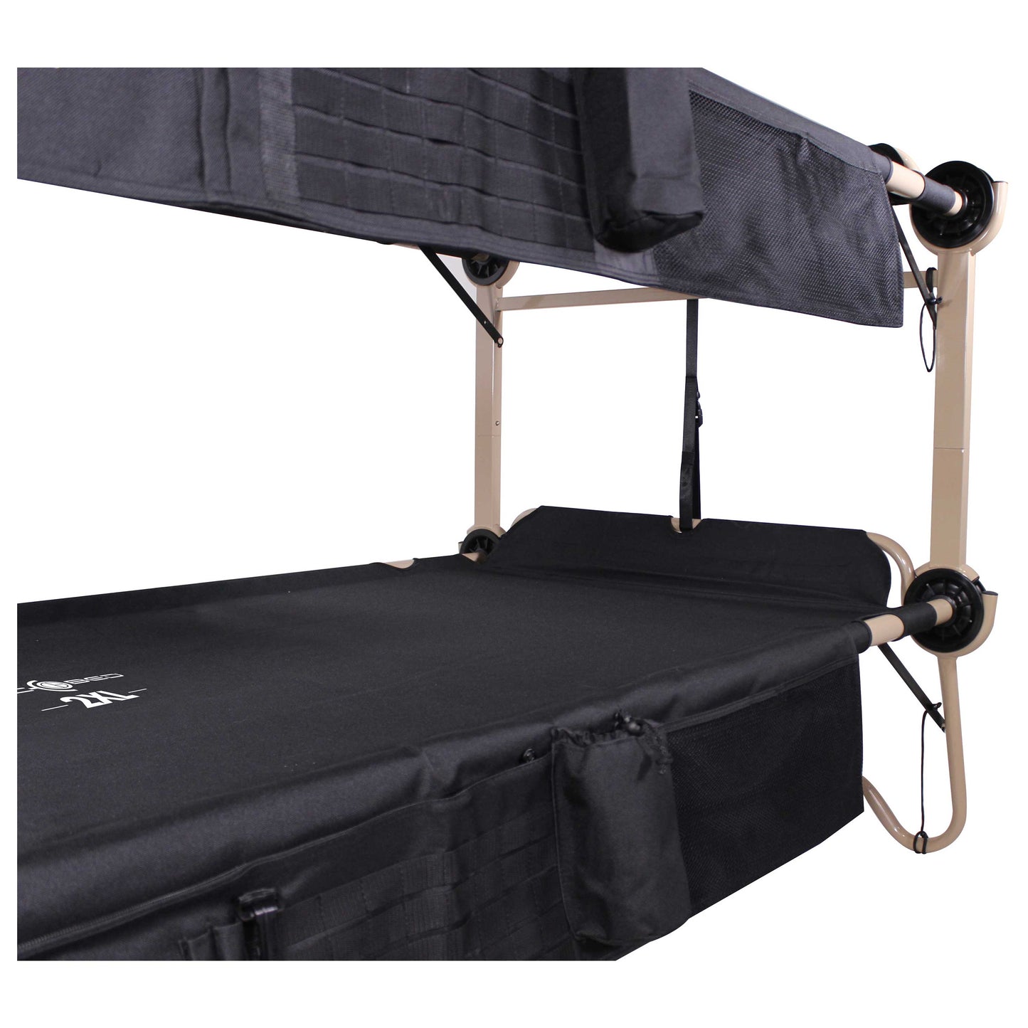 Lit de camp 2XL avec rangement latéral