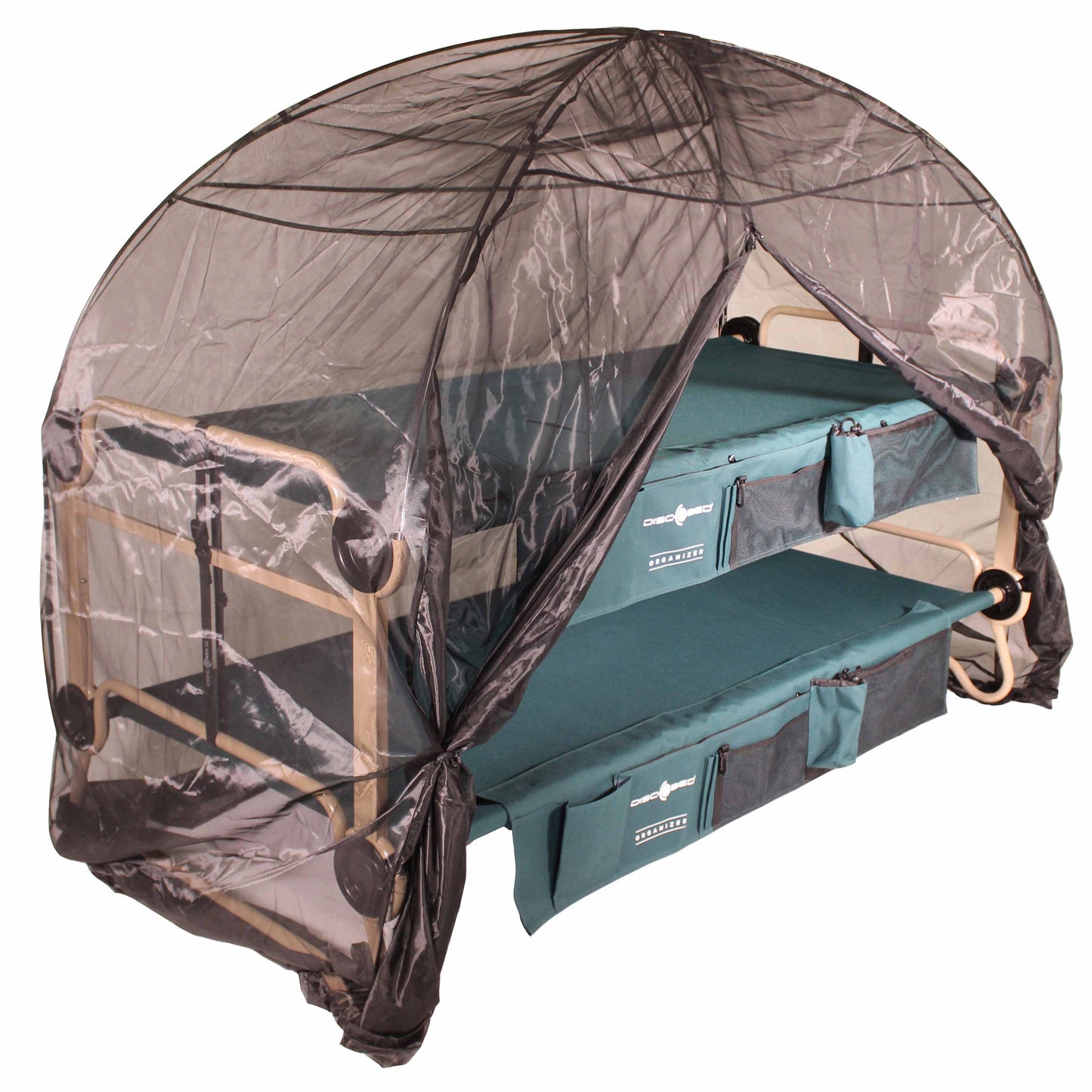 Moustiquaire avec armature pour lit de camp