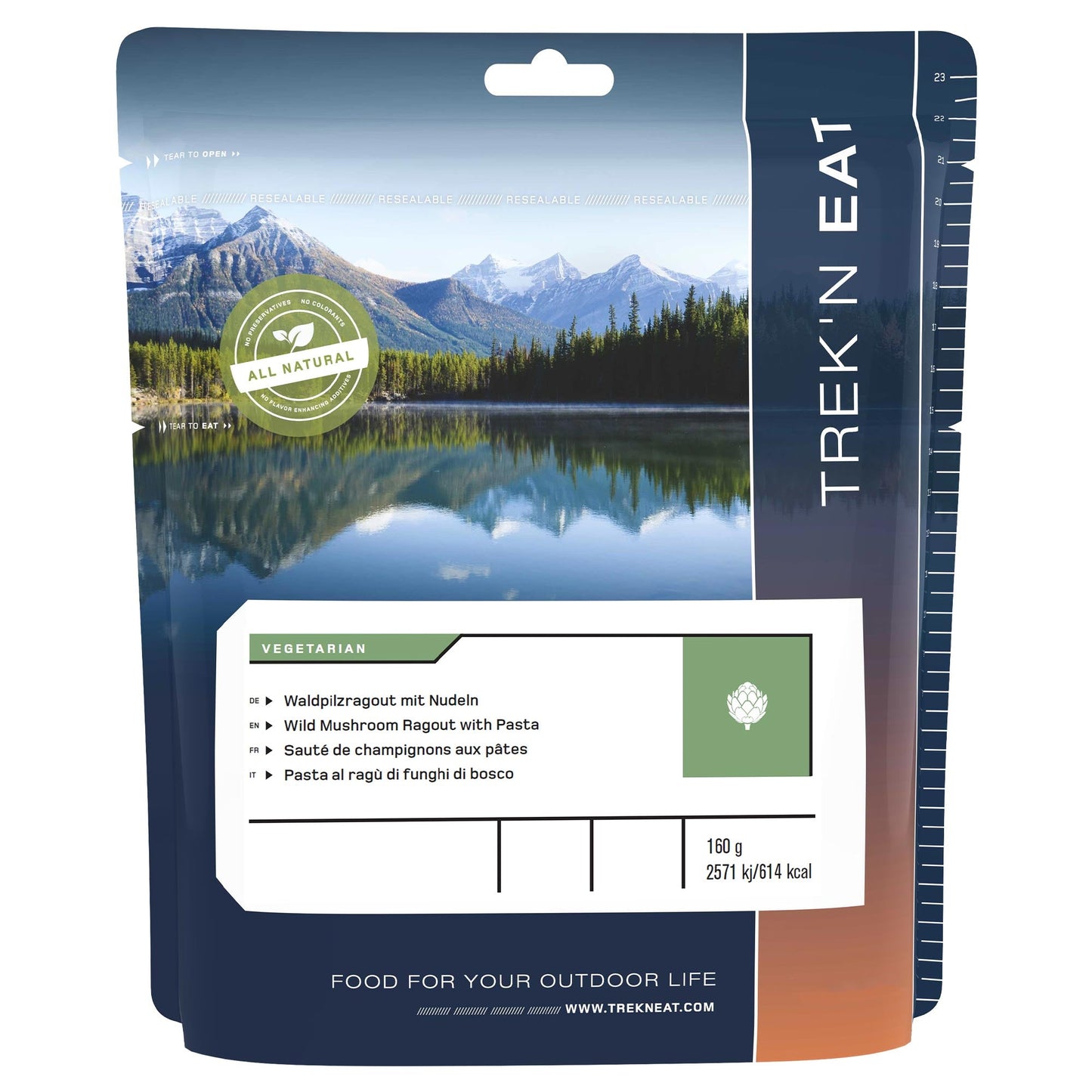 Trek'n Eat Sauté de champignons aux pâtes