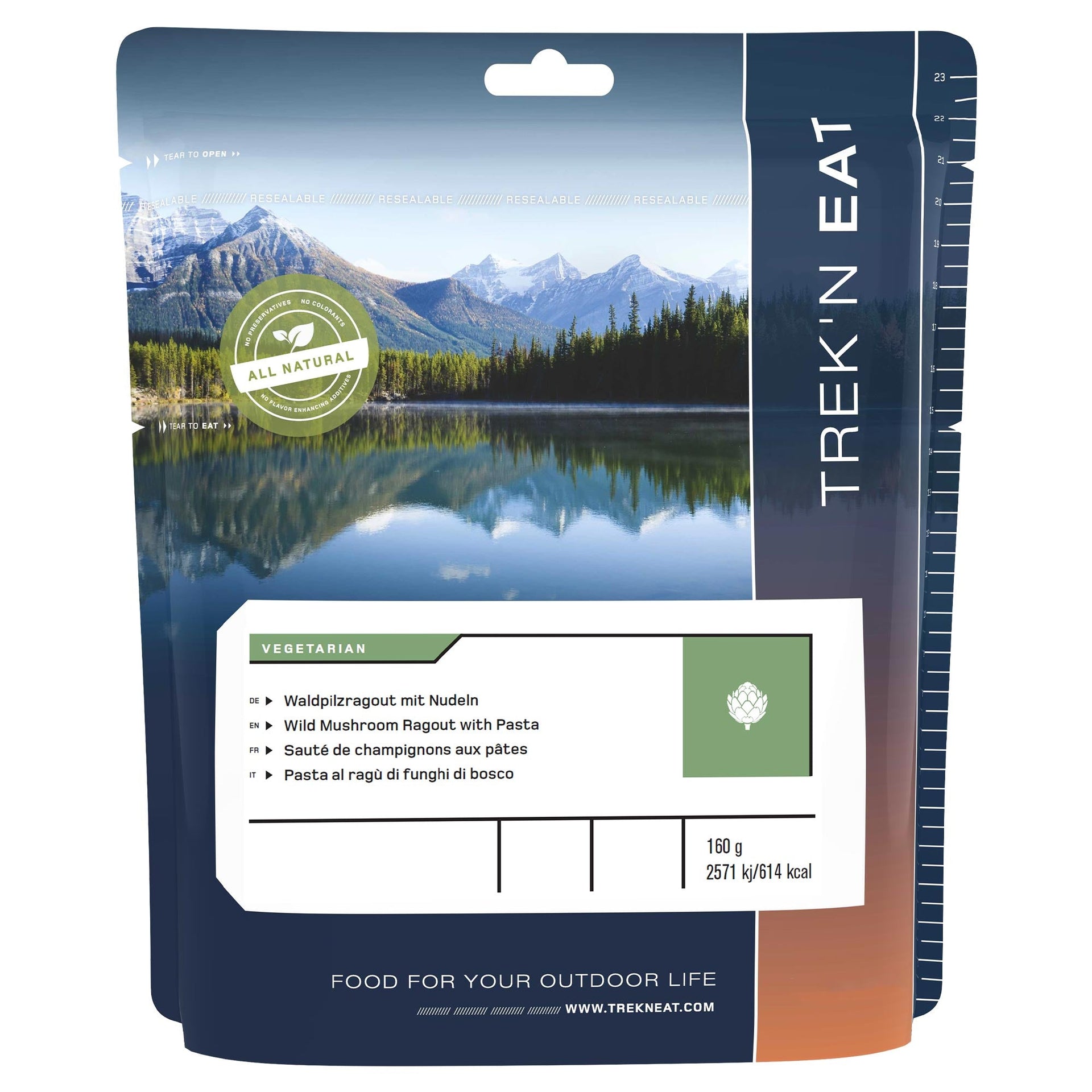 Trek'n Eat Sauté de champignons aux pâtes