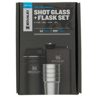 Set flasque et verres à schnaps 0,236 L