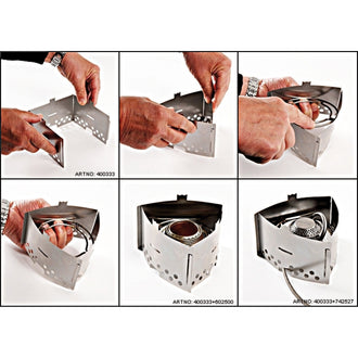 Pare-vent Triangle pour réchauds