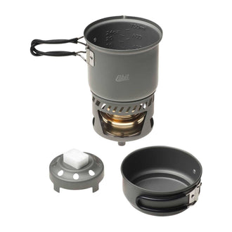 Set de cuisson combustible liquide/solide