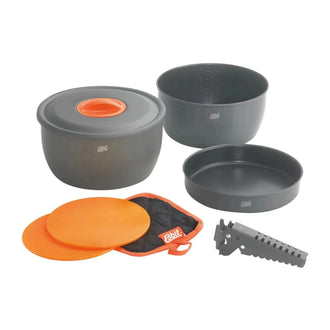 Batterie de cuisine aluminium antiadhésif anodisé dur