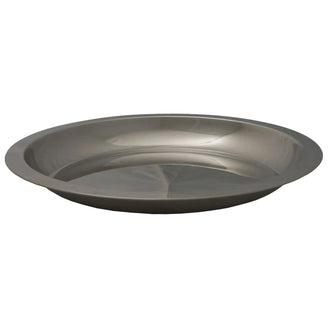 Assiette plate en acier inoxydable