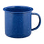 Tasse émaillée Western 350 ml bleue