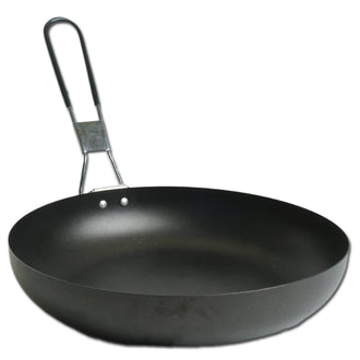 Poêle de camping manche pliable 25 cm