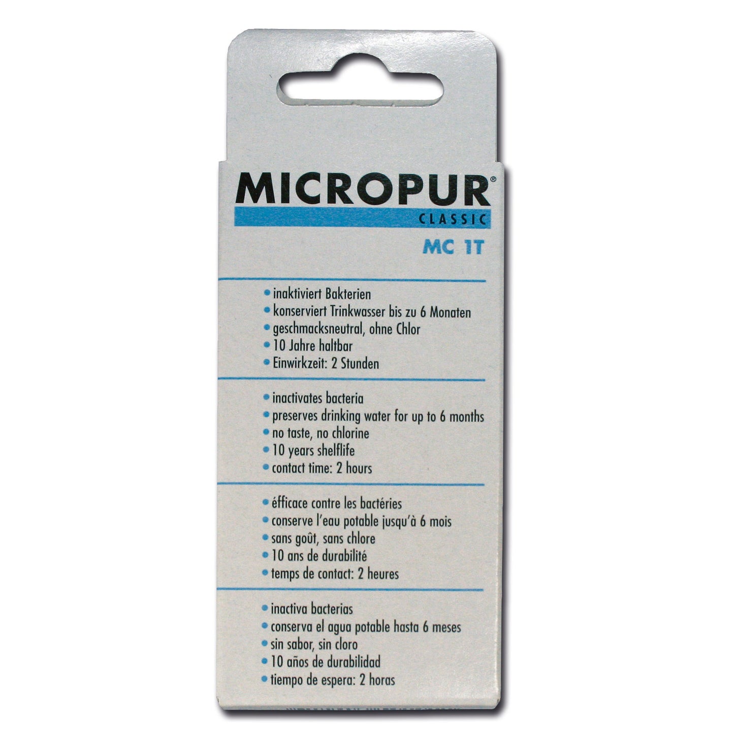 Micropur Classic MC 1T 100 pcs