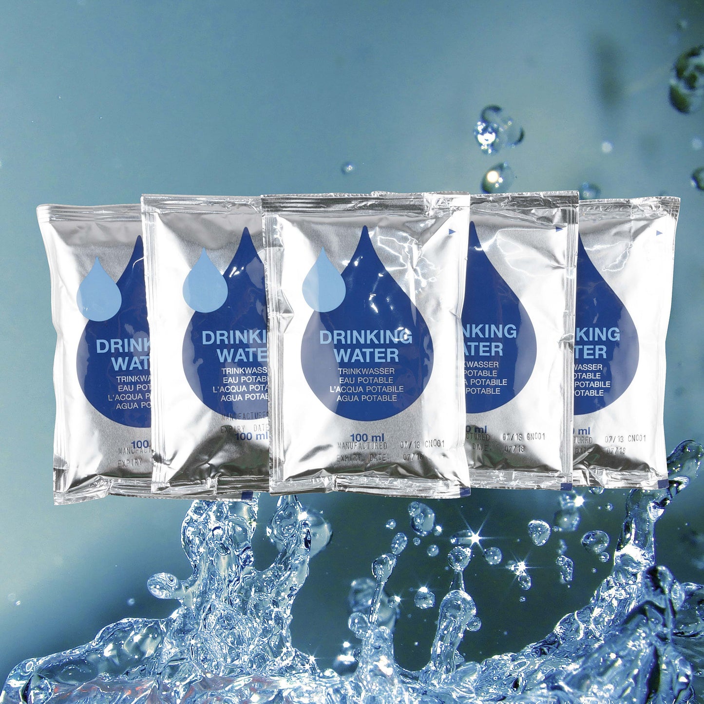Eau potable Emergency lot de 5 sachets