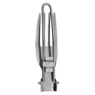 Fourche pliante en acier inoxydable