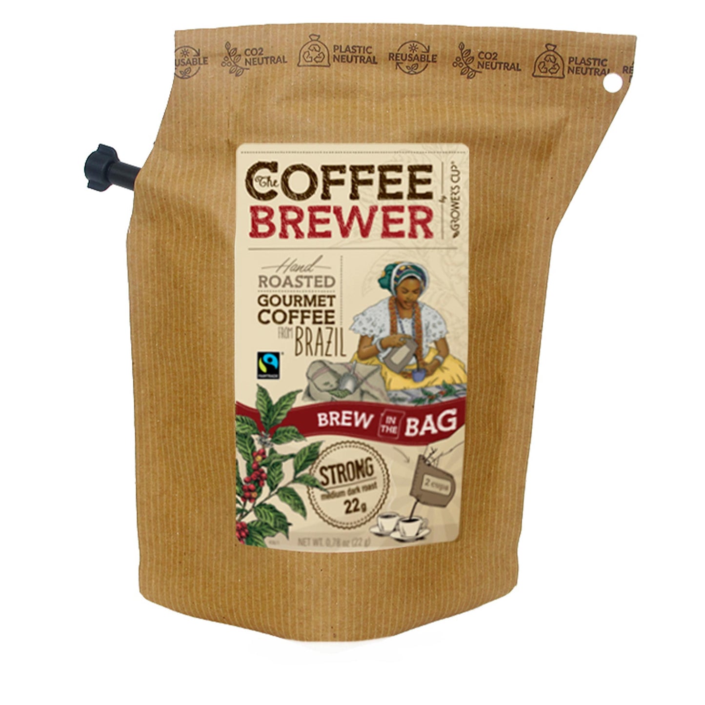 Caffée 2 Cups Brazil 22 g