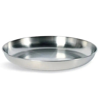 Assiette large 23 cm acier inoxydable