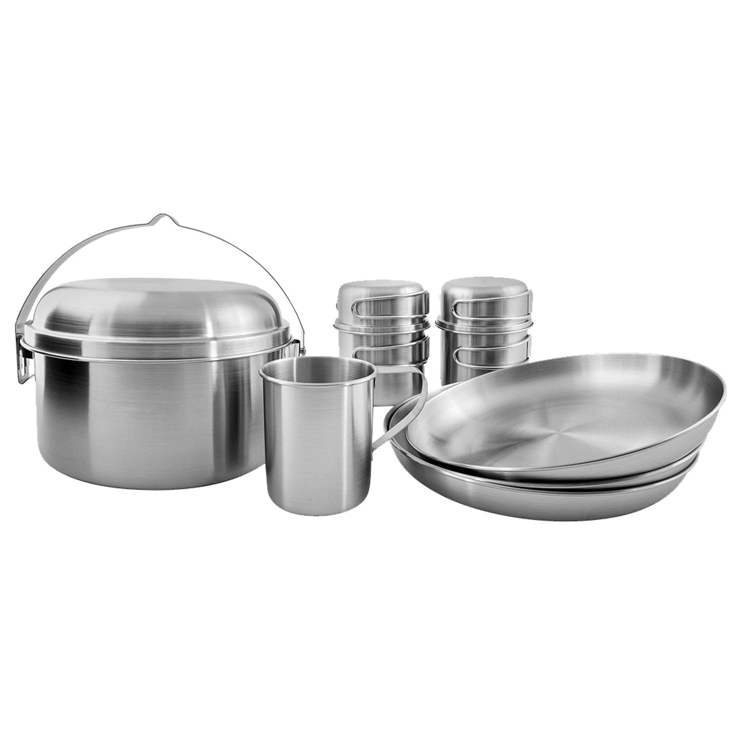 Vaisselle Picnic Set III acier inoxydable