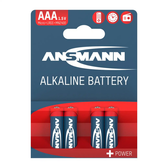 Pile Micro AAA Red-Line pack de 4