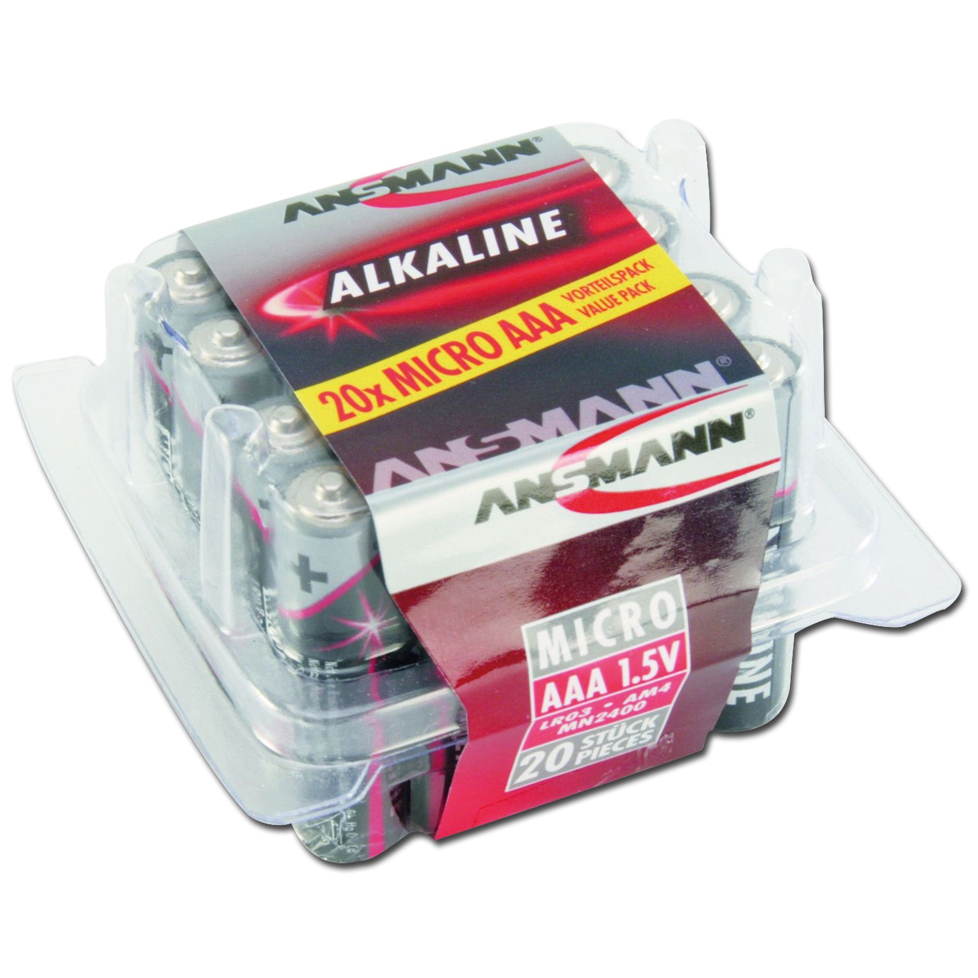 Piles  Micro AAA Red-Line boîte de 20