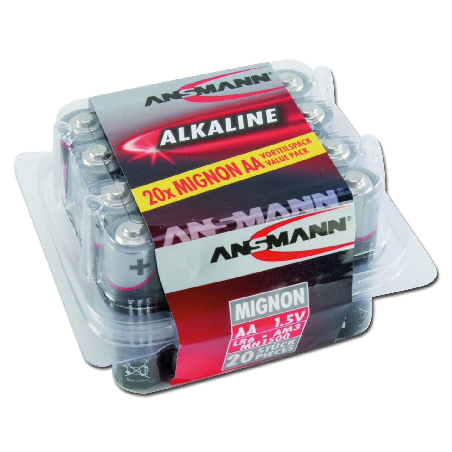 Piles  Mignon AA Red-Line Boîte de 20