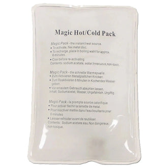 Coussin chauffant en gel réactivable transparent