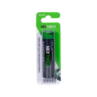 Batterie 18650 USB Li-Ion 3,6 V 3 400 mAh