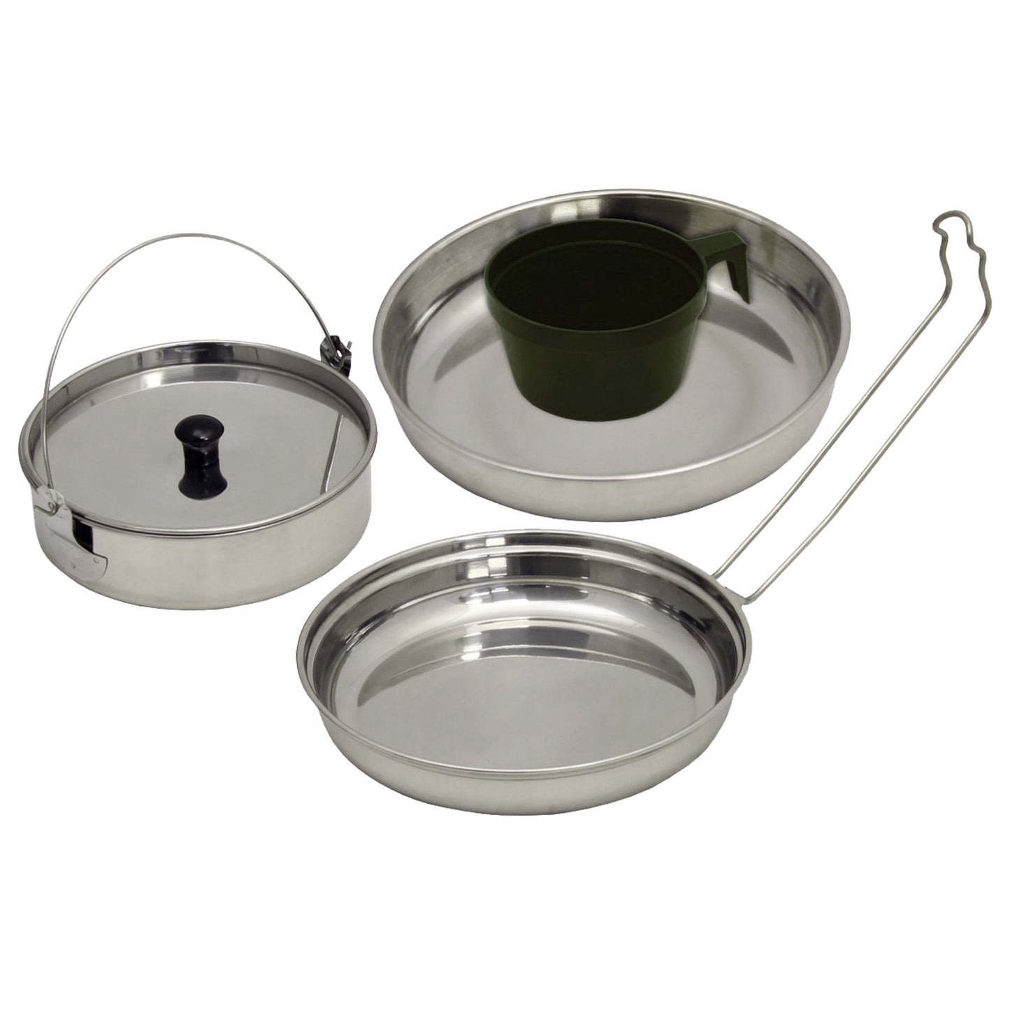 Popote acier inoxydable 5 pièces argenté