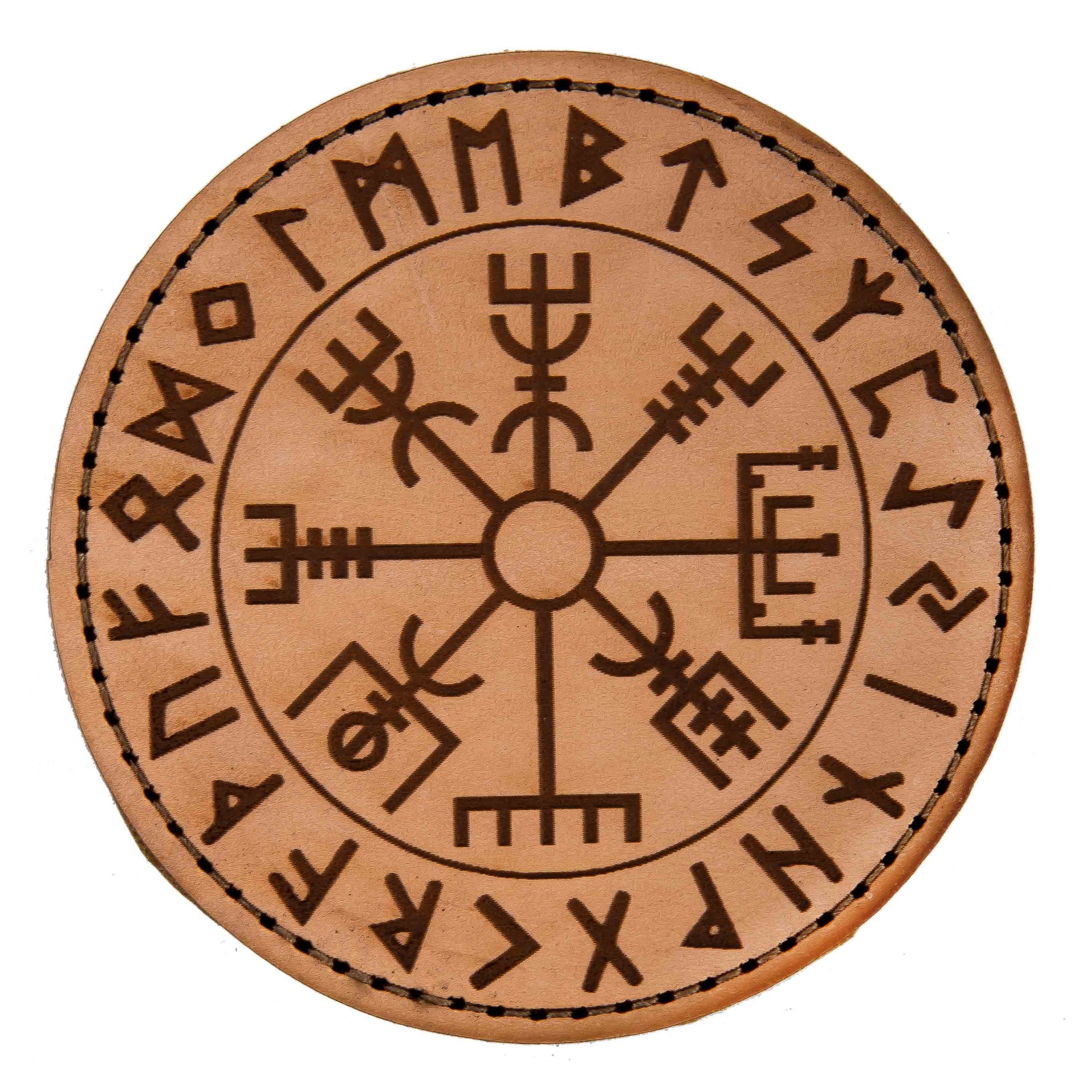Patch en cuir Vegvísir