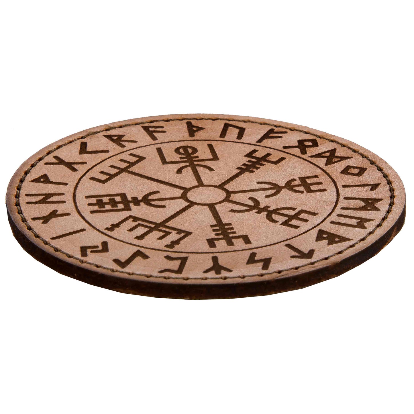 Patch en cuir Vegvísir