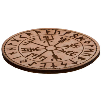 Écusson en cuir Vegvísir