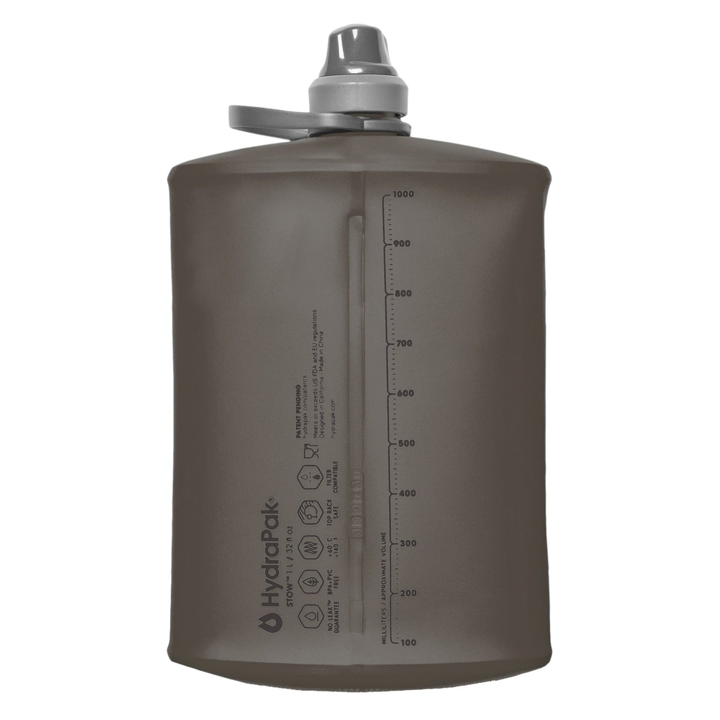Bouteille pliante Stow 1 L mammoth grey