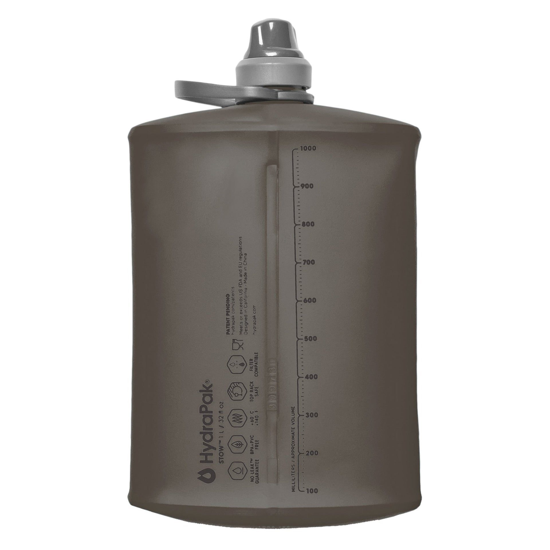 Bouteille pliante Stow 1 L mammoth grey