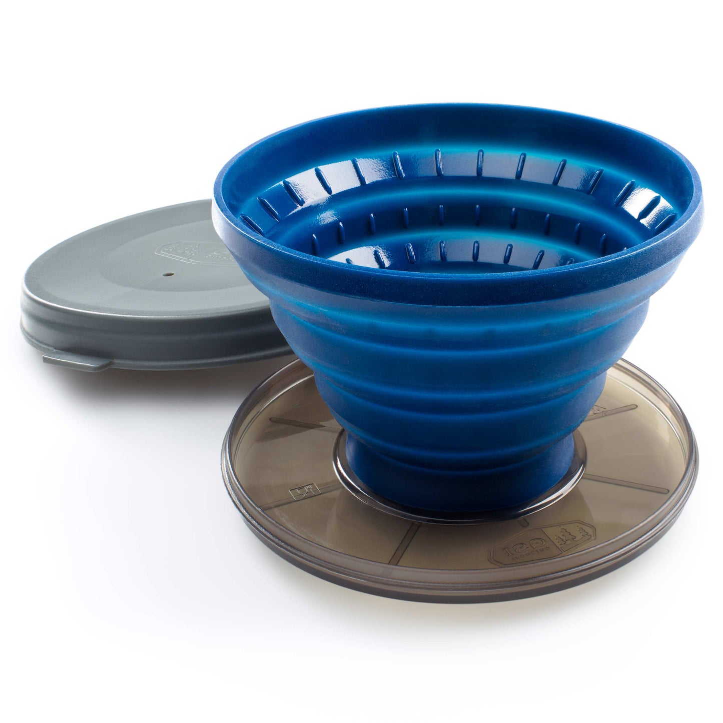 Support filtre à café Collapsible Javadrip bleu