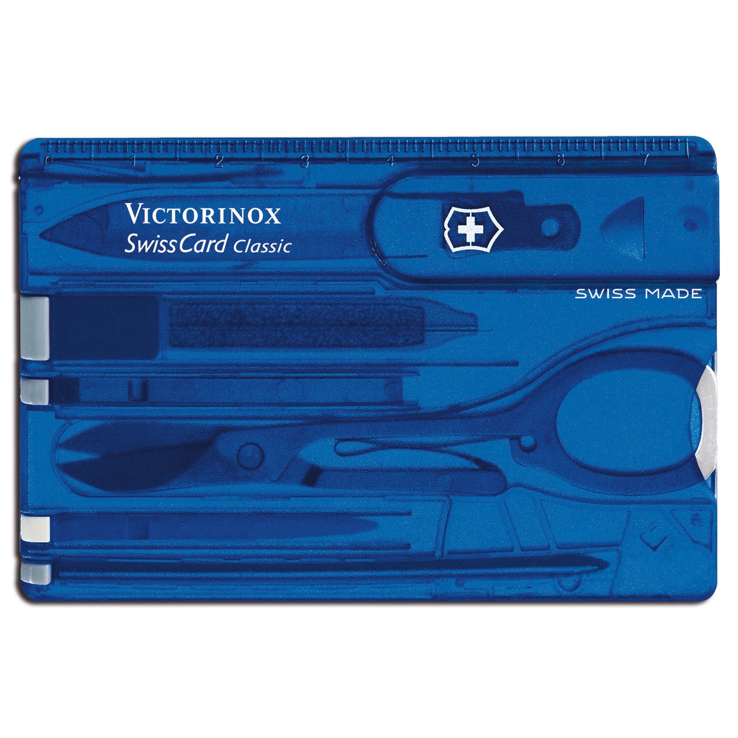 Outil multifonction Swiss card bleu