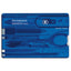 Outil multifonction Swiss card bleu