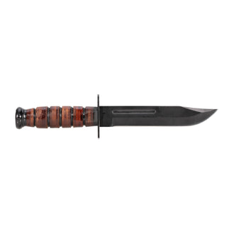 Couteau de combat USMC avec manche en cuir et étui