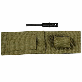 Couteau paracorde avec allume-feu olive