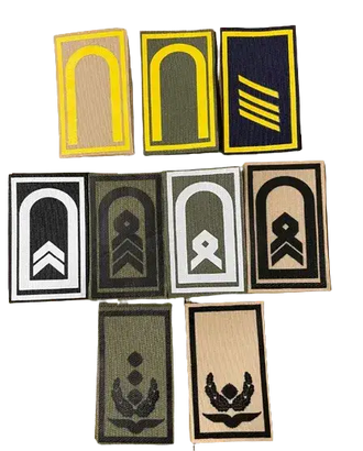 Insigne de grade BW imprimé Luftwaffe avec velcro pour KBS SK