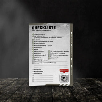 Check-list sac d’évacuation Medium - 7 jours