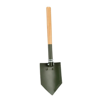 Pelle pliante Deluxe manche en bois 2 parties naturel