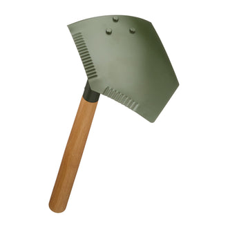 Pelle pliante manche en bois nature