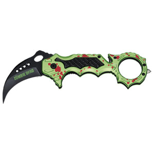 Couteau Karambit Zombie Dead Blood