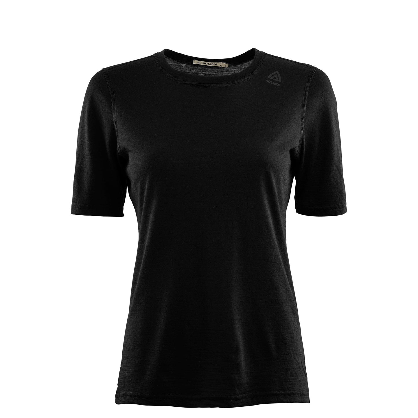 T-Shirt LightWool Undershirt Tee jet black Femmes