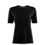 T-Shirt LightWool Undershirt Tee jet black Femmes