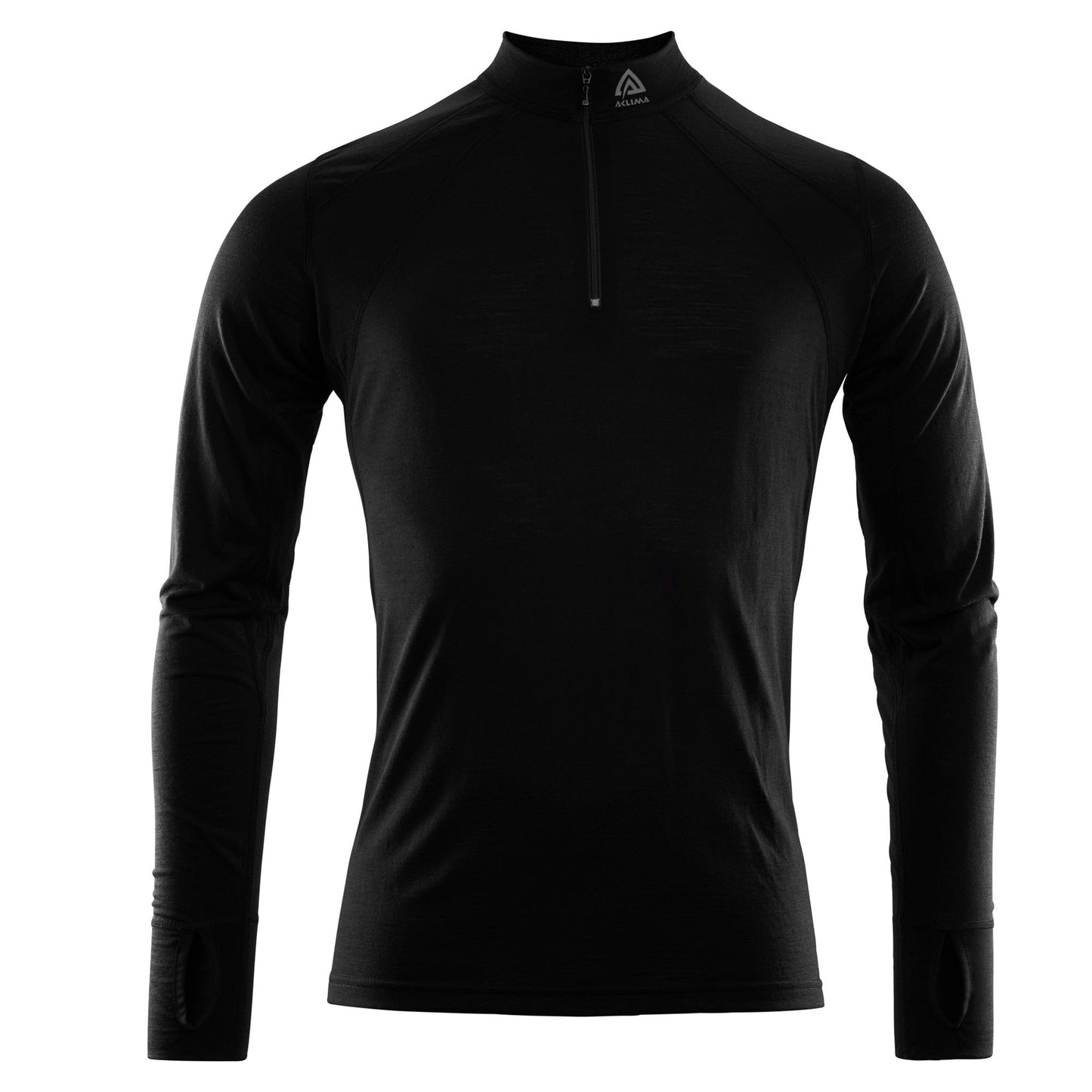 Pull LightWool Zip Shirt jet black