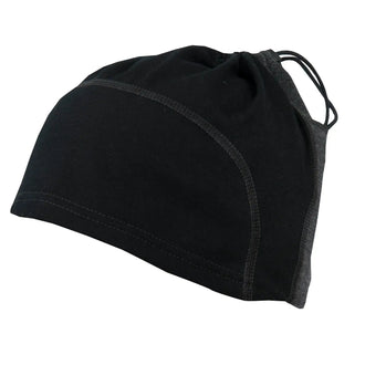Beanie LightWool Multifunction jet black marengo